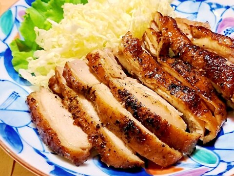 鶏肉の黒七味焼き